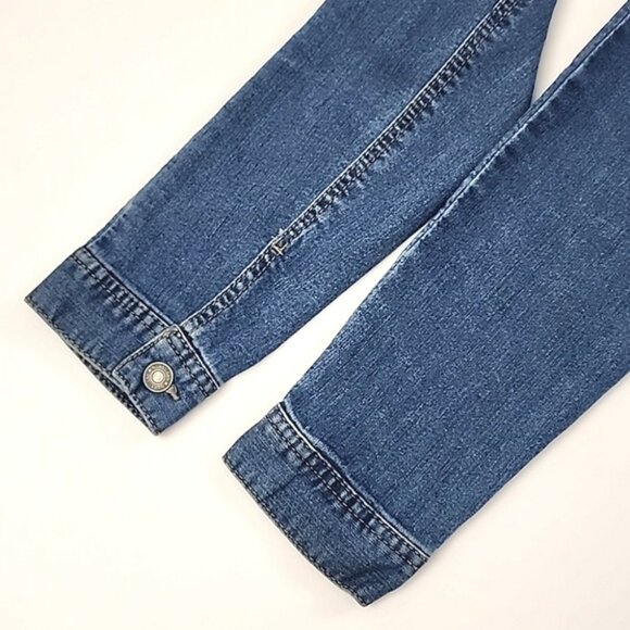 Artisan NY Women's Button Up Jean Jacket Blue Denim Fade Size M - Picture 7 of 15